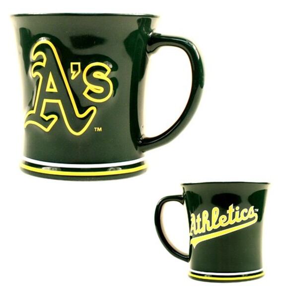 MLB Oakland Athletics 15oz Mug Ceramic (1) Cup Baseball Retro A's Coffee New - Picture 1 of 3